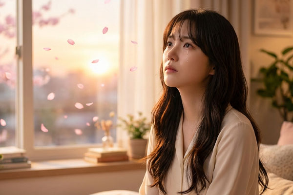 Arte visual dos louvores de Sakura Jesus